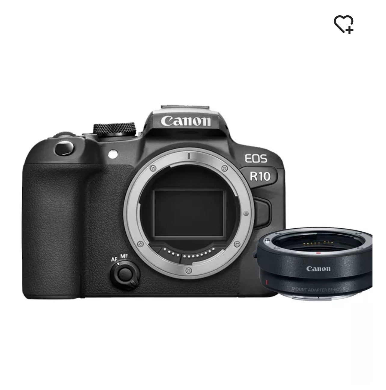 Canon EOS R10 Mirrorless + Adaptador EF-EOS R Kit Versátil