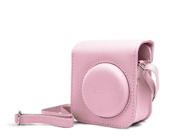Fujifilm Instax Mini 12 Rosa Gloss Kit com Bolsa e 10 Filmes – Fotos Instantâneas