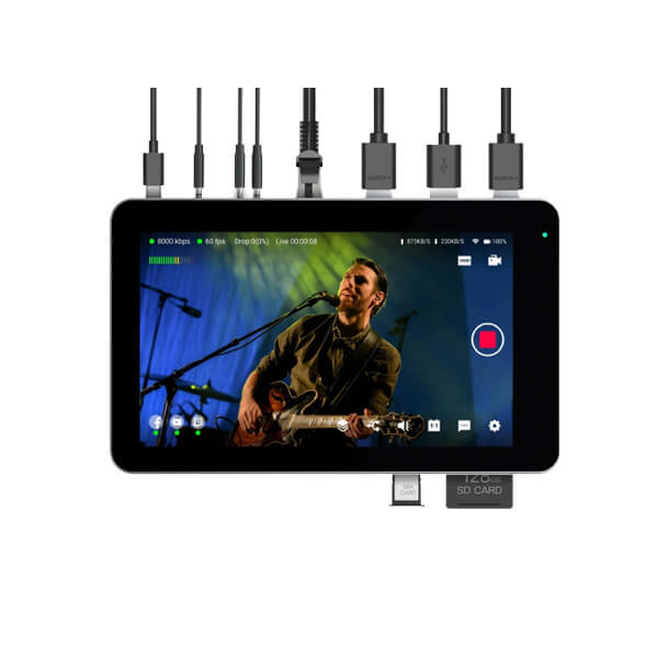 YoloBox Mini Encoder Streaming Switcher Monitor Portátil HDMI