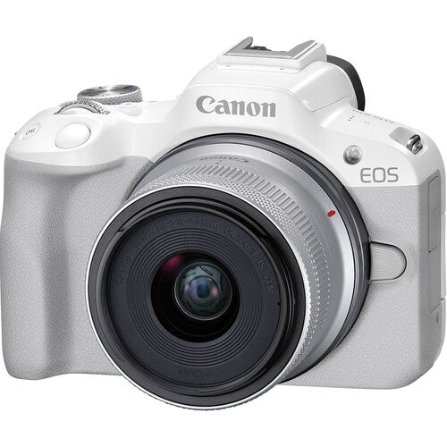 Canon EOS R50 + RF-S 18-45mm IS STM – Mirrorless APS-C Compacta
