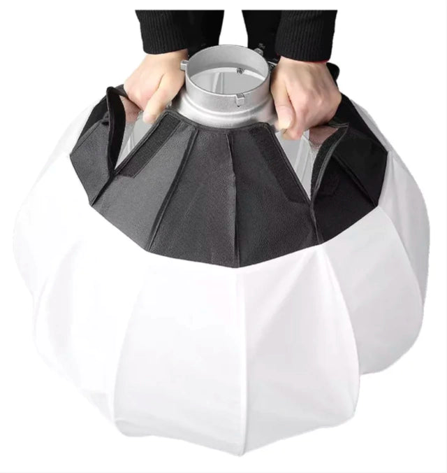 Softbox Lanterna Globo Chinês Bowens 65cm para Iluminação Profissional
