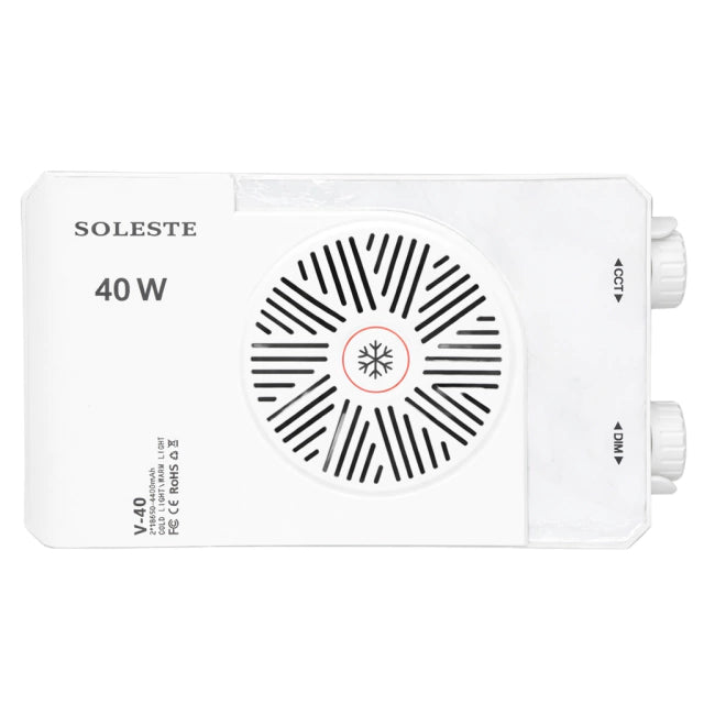 Mini Luz LED 40W Portátil 2500K a 9000K Ajustável