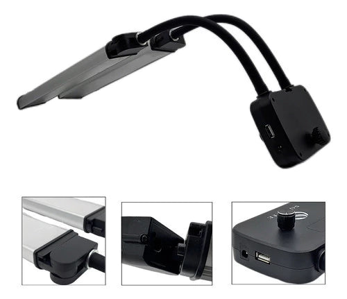 Iluminador LED Ring com Braço Duplo Articulado