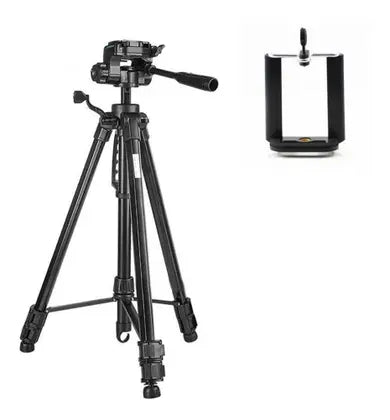 Tripé Profissional 1,60m para Câmeras e Smartphones