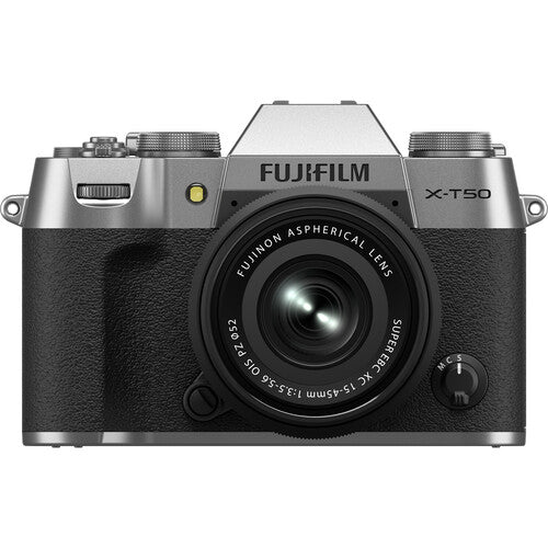FUJIFILMCT202054～CT202057 Fujifilm X-T50 XC 15-45mm f/3.5-5.6 Kit Silver