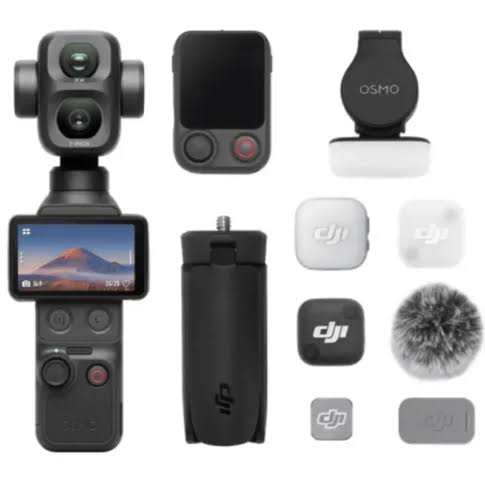 DJI Osmo Pocket 4P Vlog Combo Câmera 4K