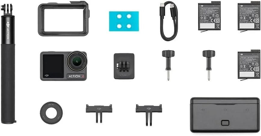 DJI Osmo Action 4 – Câmera de Ação 4K Adventure Combo