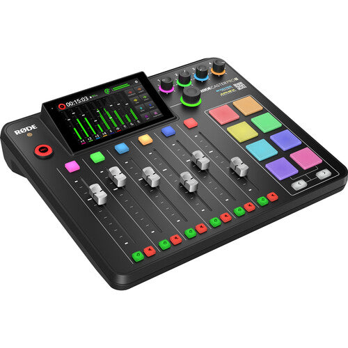 RodeCaster Pro II Mesa de Produção de Áudio para Podcast e Streaming