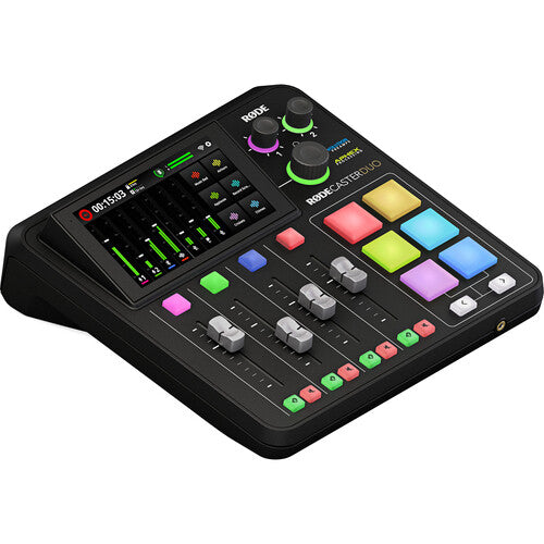 Rodecaster Duo Console de Áudio Compacto para Podcast e Estúdio
