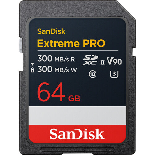 SanDisk Extreme Pro V90 SDXC UHS-II 64GB 300MB/s