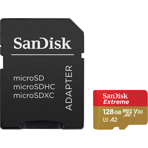 SanDisk Extreme MicroSD 128GB até 190MB/s UHS-I