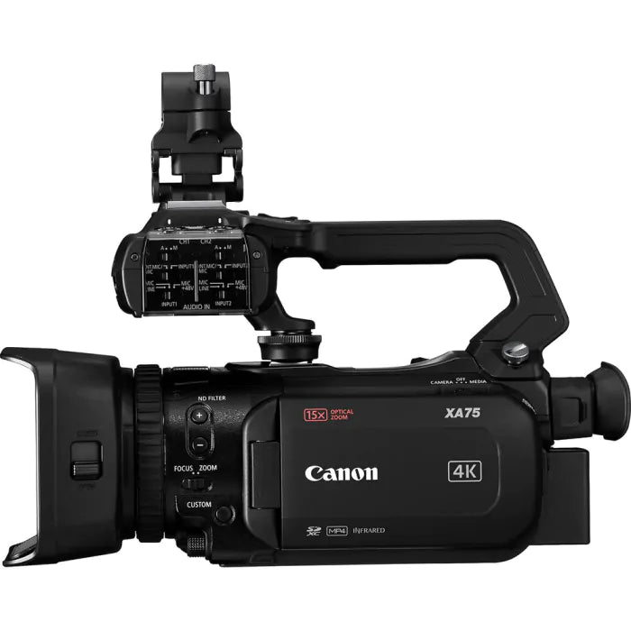 Filmadora Canon XA75 4K UHD Profissional